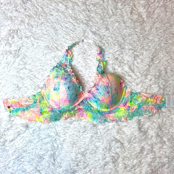 PINK Victoria's Secret Other - PINK Victoria’s Secret Multicolored Lace Bralette
